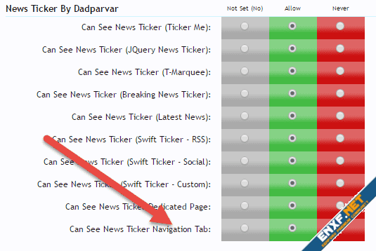 Remove News Ticker from Navigation