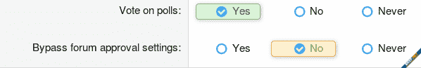 Bypass Forum Approval Setting