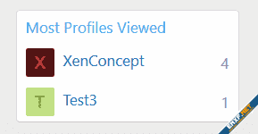 [XenConcept] Profile Views