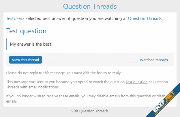 Question Threads
