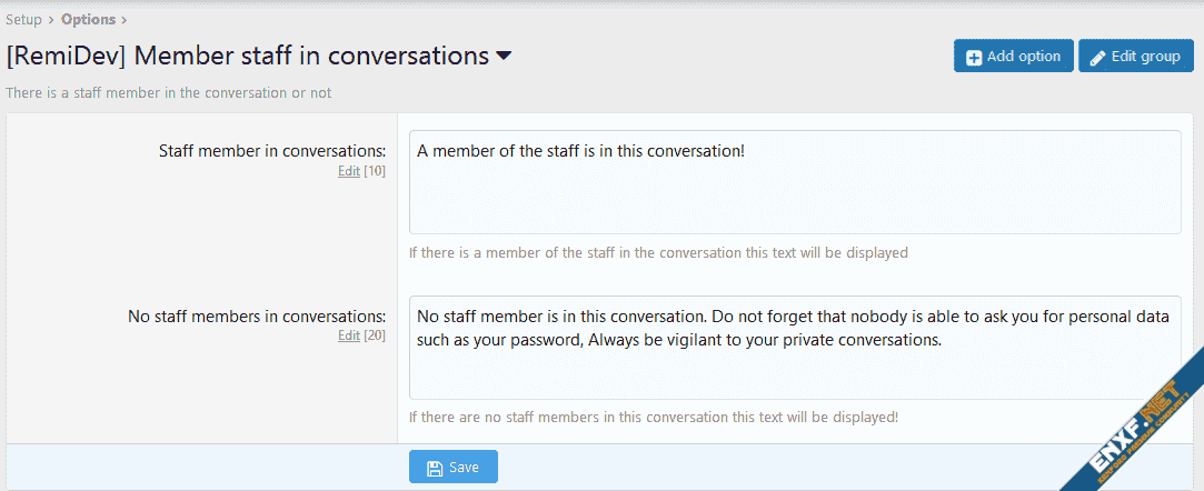 [RemiDev] Member staff in conversations