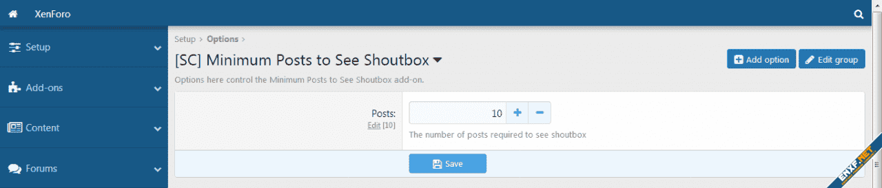 [SC] Minimum Posts to See Shoutbox