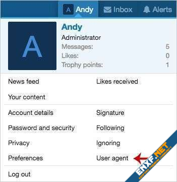 AndyB User Agent