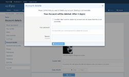 User account self-delete (UASD2)