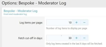 Moderator Log